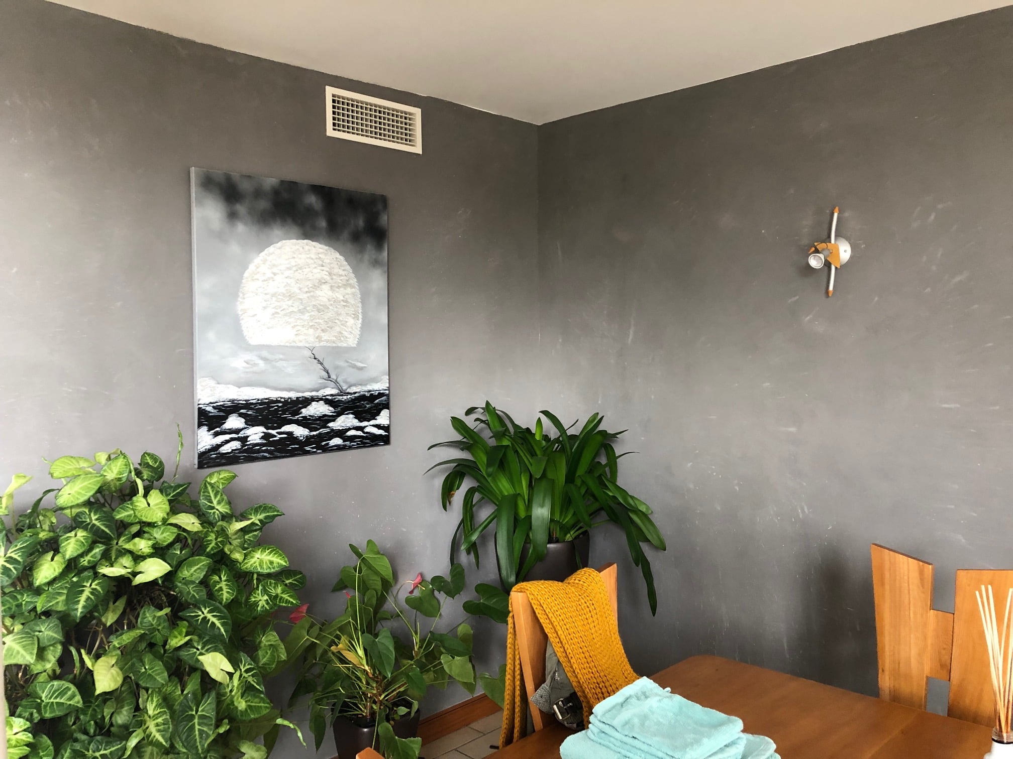 Verrière d’intérieur et Peinture au mur maison à Colomiers