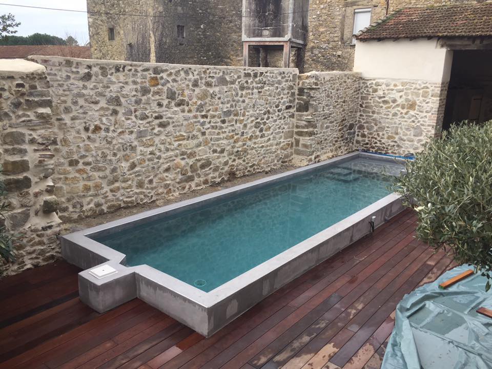 Piscine en béton projeté à Toulouse