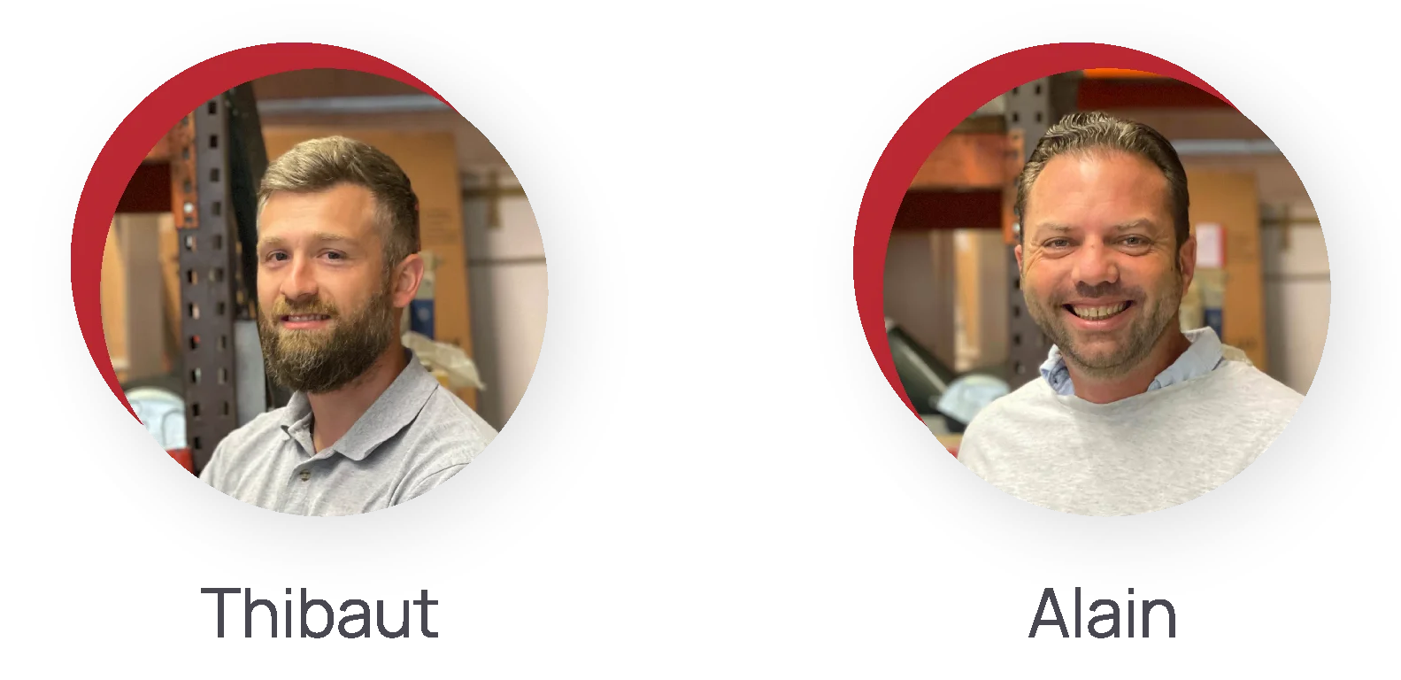 Nos conducteurs de travaux : Thibault et Alain Nos conducteurs de travaux : Thibault et Alain