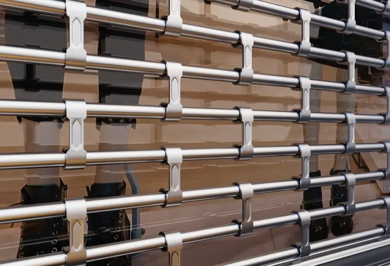 Fermeture par une grille Fermeture par une grille