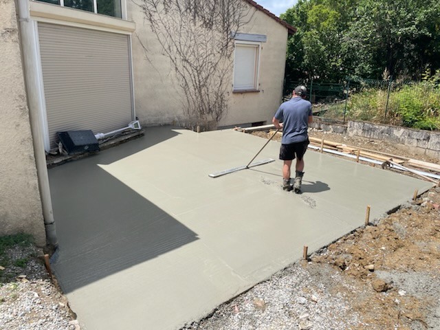 Lissage de béton