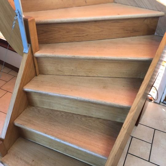 escalier en bois