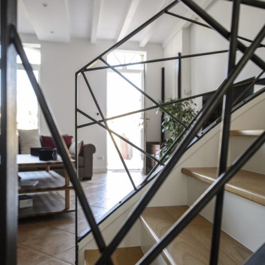 garde corps en metal pour escalier
