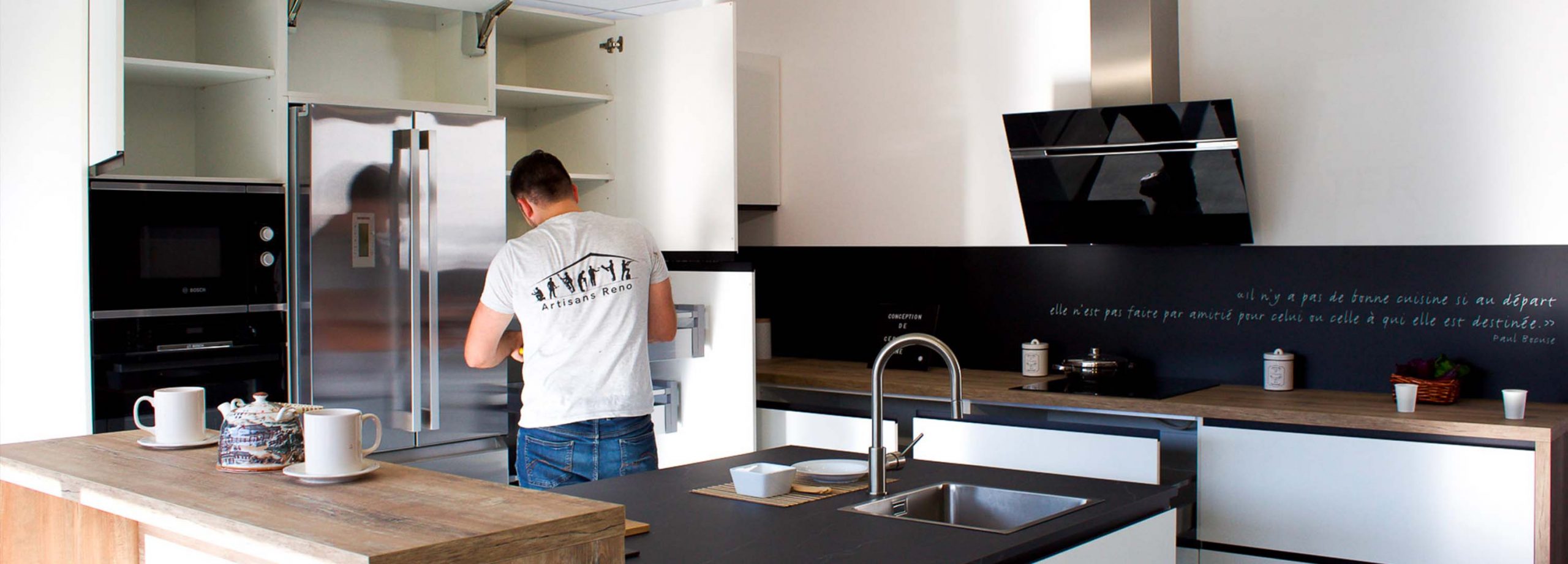 Travaux cuisine par un Artisans Reno