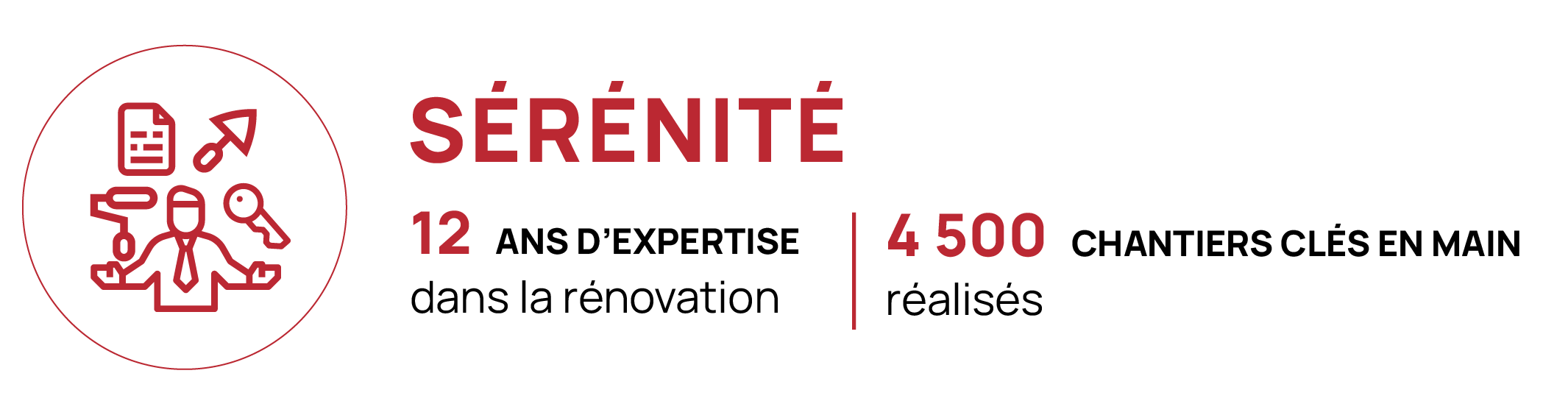 Les valeurs d'Artisans Reno - Sérénité durant les travaux